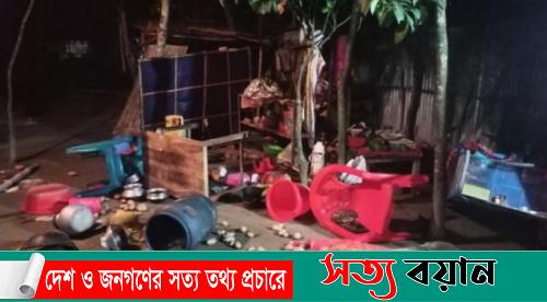 শেরপুরে মুক্তিযোদ্ধার স্ত্রী-সন্তানকে মারধোর ও ব্যবসা প্রতিষ্ঠান ভাংচুর||সত্যবয়ান