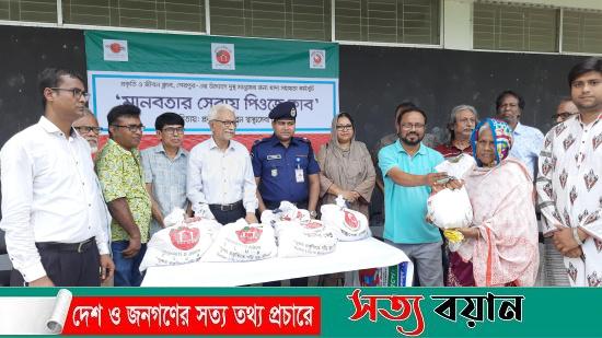 শেরপুরে প্রকৃতি ও জীবন ক্লাবের খাদ্য সহায়তা পেলো তিন শতাধিক দরিদ্র-অসহায়