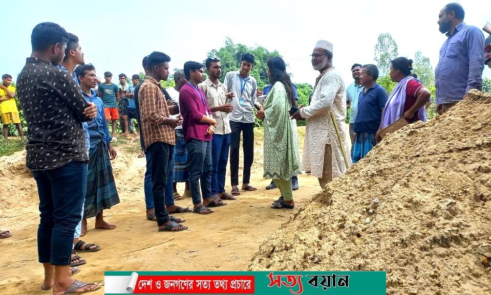 শ্রীবরদী সীমান্তে অবৈধ বালু উওোলন বন্ধে  ভ্রাম্যমাণ আদালতের অভিযান: মামলা দায়ের